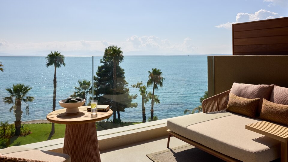 Tiara Holidays - Avali Mar-Bella - Deluxe Double Room Front Sea View - terasa